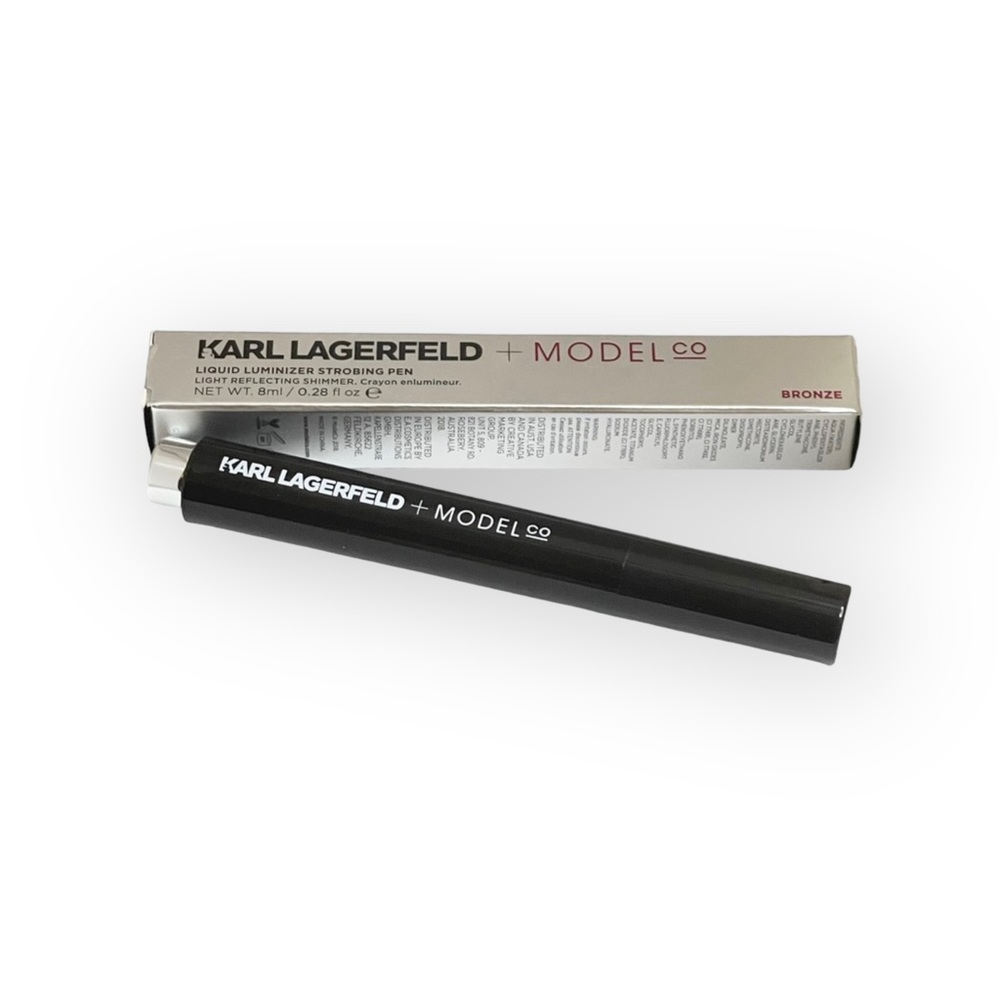 new Karl Lagerfeld x Modelco ᨎ Limited Ed Liquid Luminizer Strobing Pen ᨎ Bronze - Picture 8 of 16